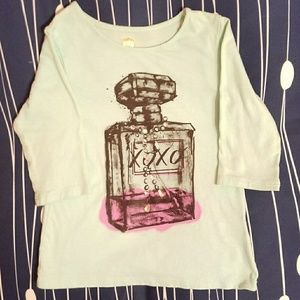 Girls 3/4 sleeve top